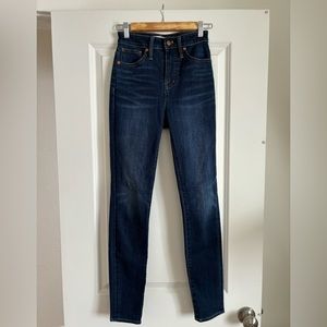 Madewell high rise tall skinny jeans